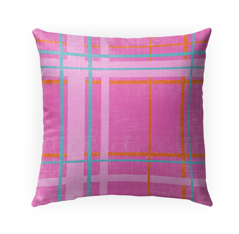 PREPPY PLAID Outdoor Pillow By Kavka Designs