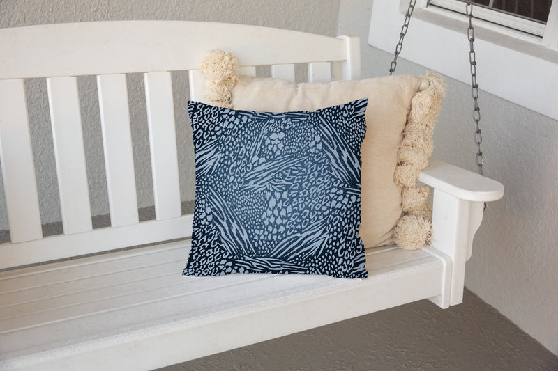 SERENGETI BLUE Outdoor Pillow By Kavka Designs