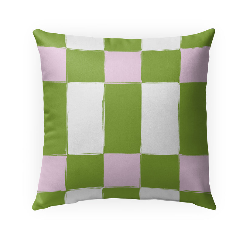 SPRING BLOCKS Outdoor Pillow By Kavka Designs