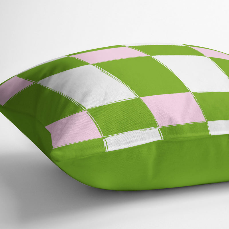 SPRING BLOCKS Outdoor Pillow By Kavka Designs