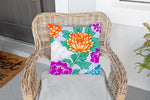 TIBETAN FLORAL Outdoor Pillow By Kavka Designs