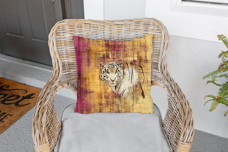 TIGER Outdoor Pillow By Terri Ellis