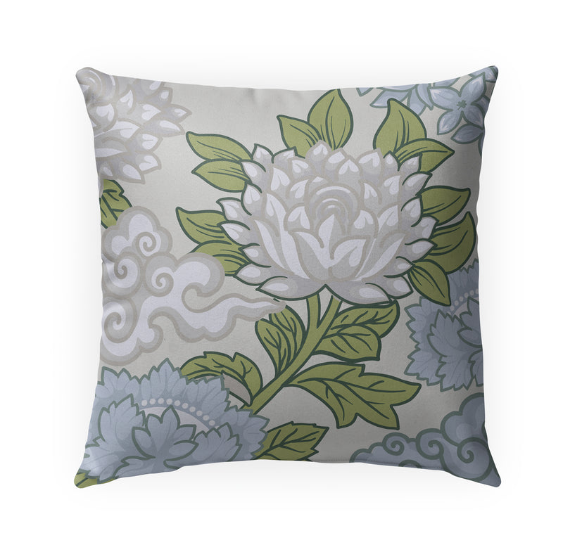 TIBETAN FLORAL Outdoor Pillow By Kavka Designs