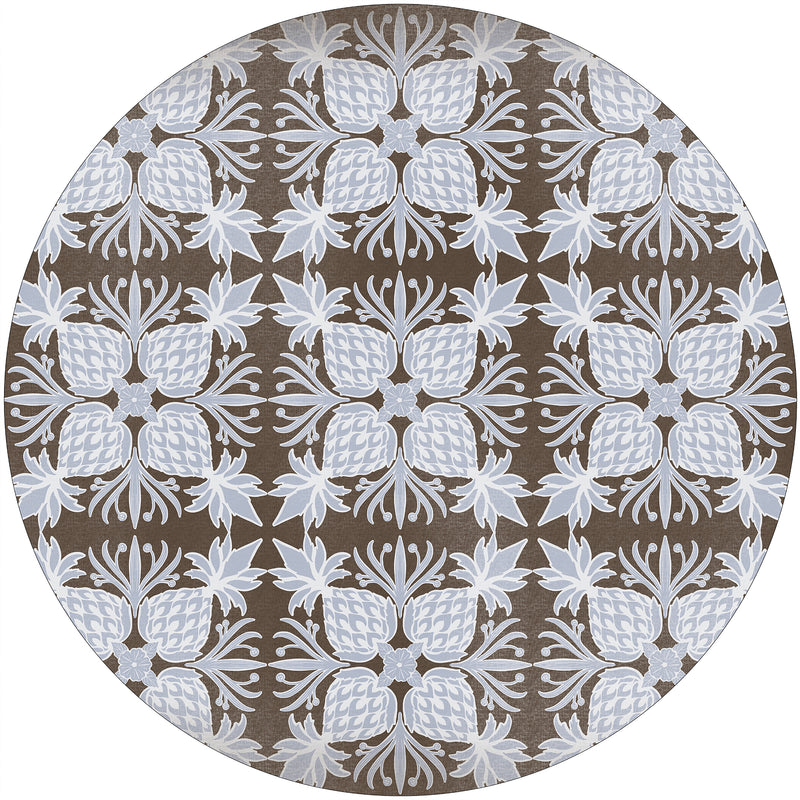 WELCOME PINEAPPLE BARK Outdoor Rug By Kavka Designs