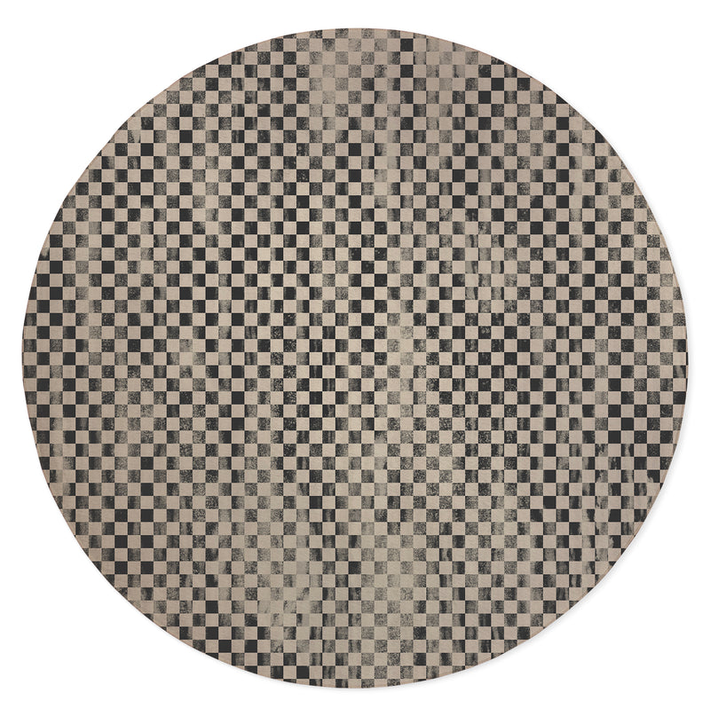 DISTRESSED CHECK Outdoor Rug By Kavka Designs