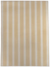 COASTAL STRIPED GOLD Outdoor Rug By Kavka Designs
