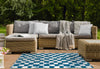 DISTRESSED CHECKS Outdoor Rug By House of HaHa