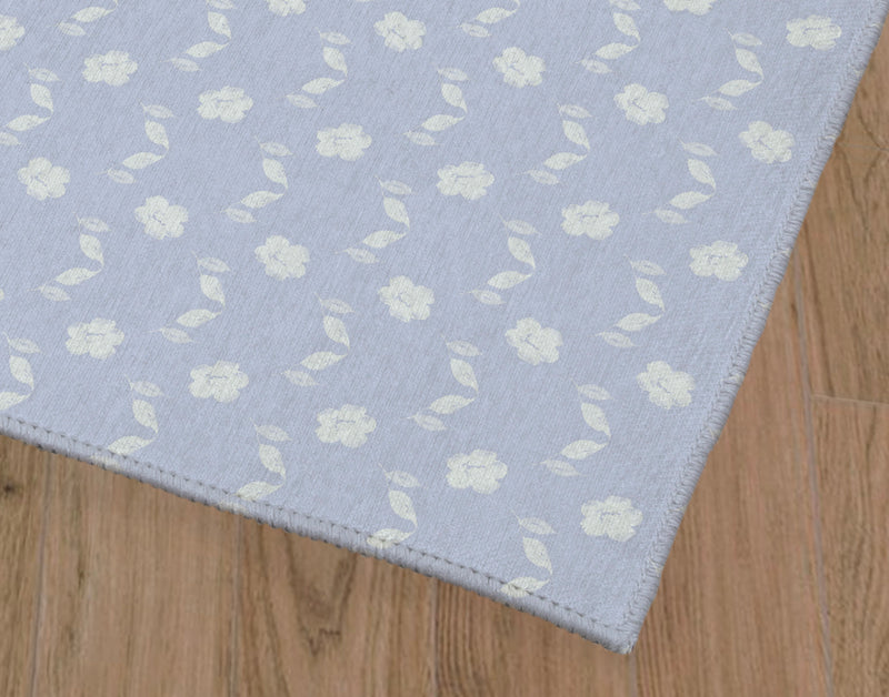 TRANSLUCENT FLOWER MULTI PERIWINKLE Outdoor Rug By Kavka Designs