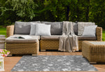 TRANSPARENT FLOWER GREY Outdoor Rug By Kavka Designs