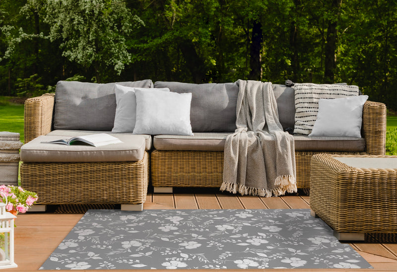 TRANSPARENT FLOWER Outdoor Rug By Kavka Designs