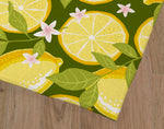 LEMON DAYS EVERGREEN Outdoor Rug By Kavka Designs