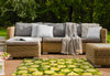 LEMON DAYS EVERGREEN Outdoor Rug By Kavka Designs