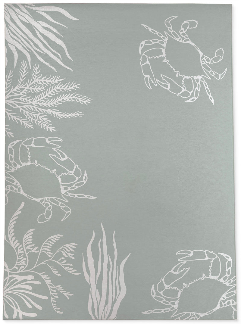 CORAL CRAB LIGHT GREEN Outdoor Rug By Kavka Designs