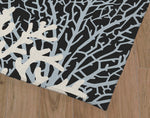 CORAL CHARCOAL Outdoor Rug By Kavka Designs