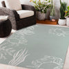 CORAL CRAB LIGHT GREEN Outdoor Rug By Kavka Designs