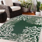 CORAL GREEN Outdoor Rug By Kavka Designs