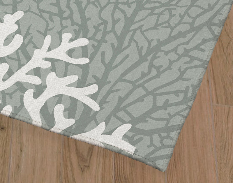 CORAL LIGHT GREEN Outdoor Rug By Kavka Designs