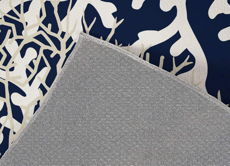 CORAL NAVY Outdoor Rug By Kavka Designs