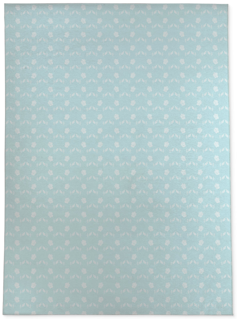 TRANSLUCENT FLOWER MULTI AQUA Outdoor Rug By Kavka Designs