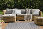 IN THE MEADOW NAVY Outdoor Rug By Kavka Designs