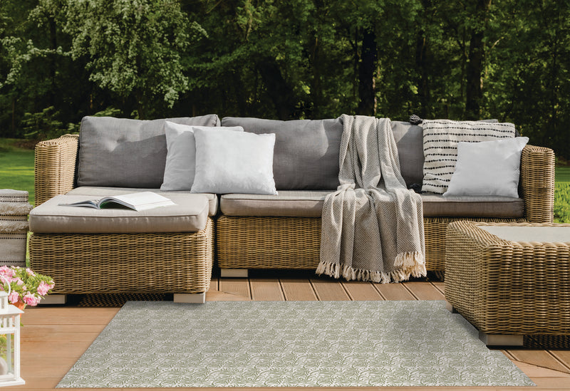 IN THE MEADOW OLIVE Outdoor Rug By Kavka Designs