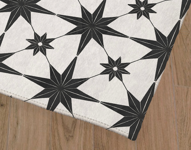 STAR STRUCK CHARCOAL REVERSED Outdoor Rug By Kavka Designs