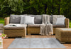 WELCOME PINEAPPLE GREY Outdoor Rug By Kavka Designs