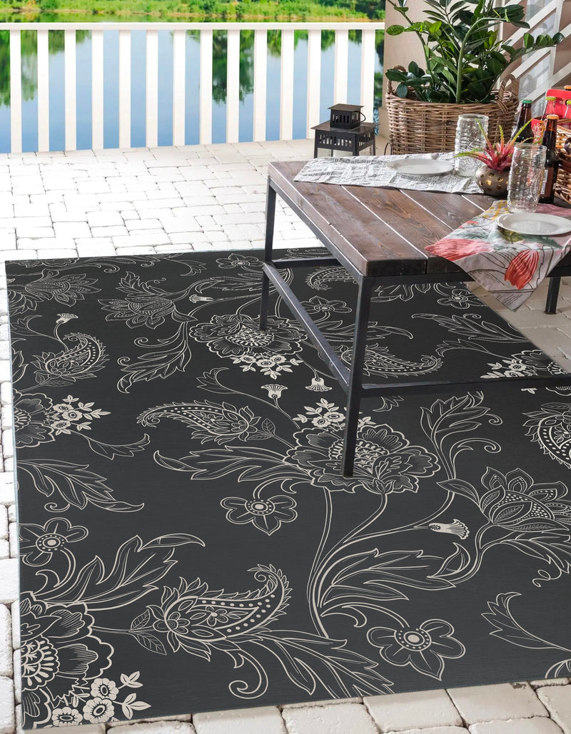 JACOBEAN FLORAL Outdoor Rug By Kavka Designs