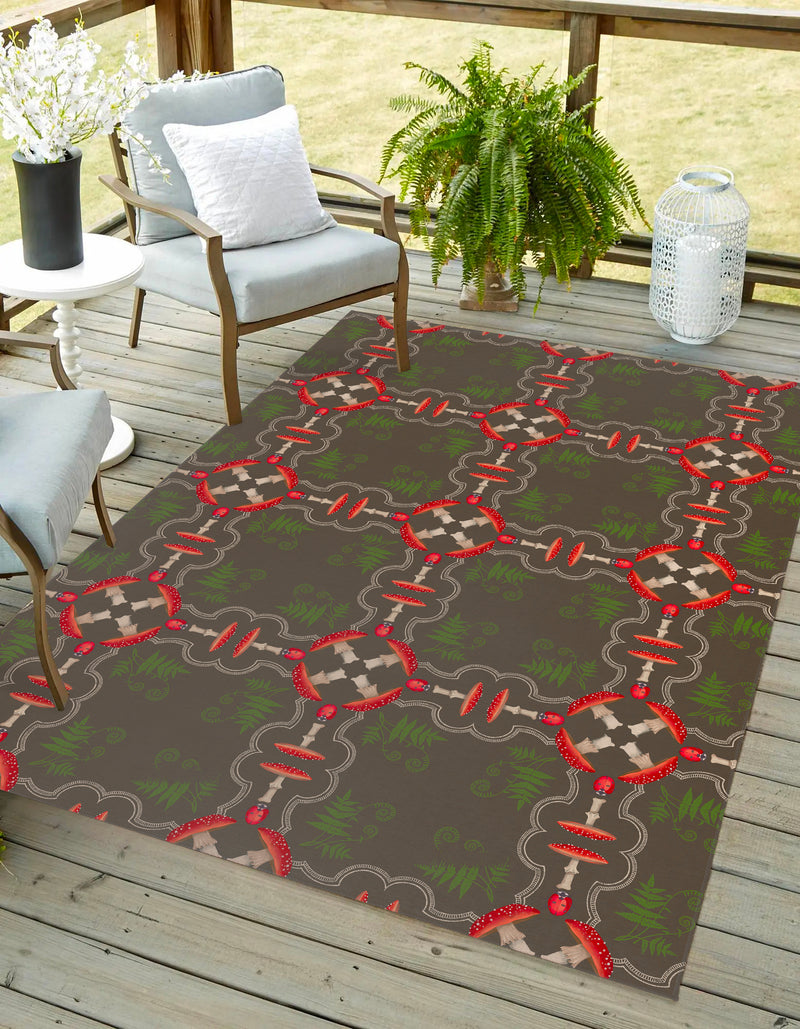 MUSHROOM TILE Outdoor Rug By Kavka Designs