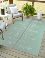 WOOD BLOCK CENTER Outdoor Rug By Kavka Designs