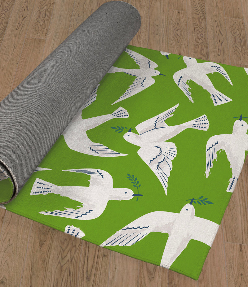 PEACE DOVES Outdoor Rug By Kavka Designs