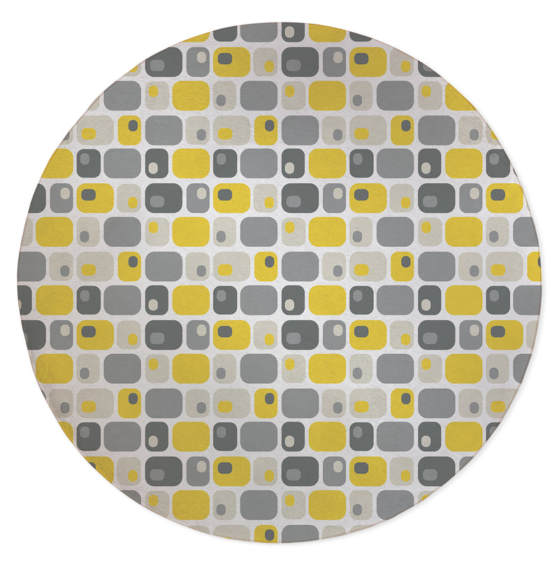 ROUNDED RECTANGLES Office Mat By House of Haha