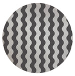 UNDULATING WAVY STRIPES Office Mat By House of Haha