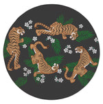 TIGER FLORAL Office Mat By Kavka Designs