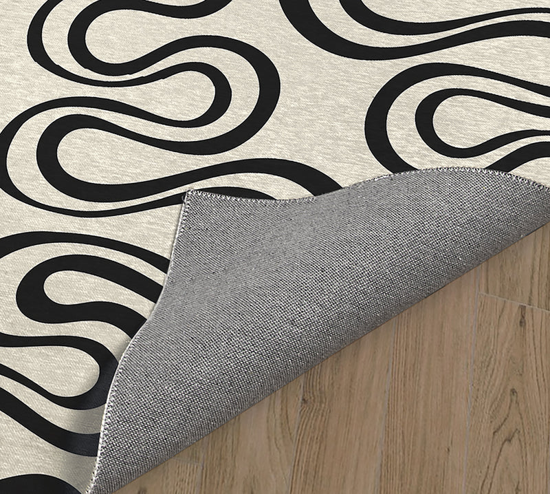 GROOVY STRIPE Office Mat By House of Haha