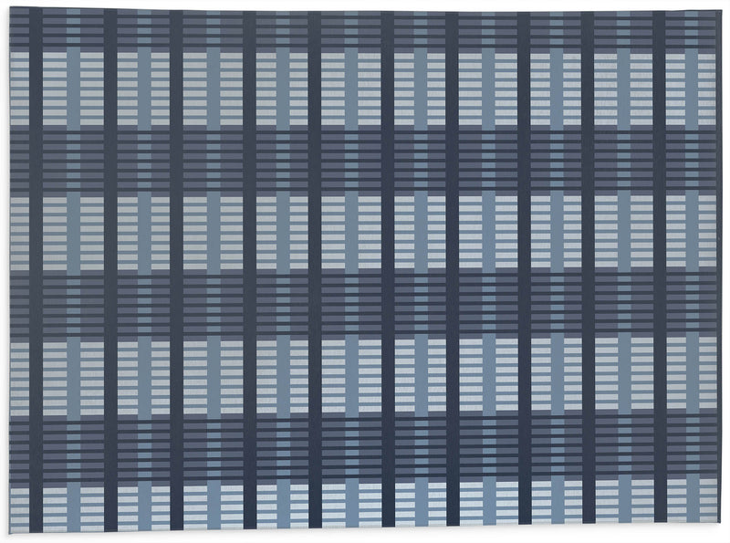 GRAPHIC RETRO WEAVE Office Mat By House of Haha