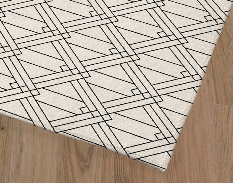 ART DECO TRIANGLES Office Mat By House of Haha