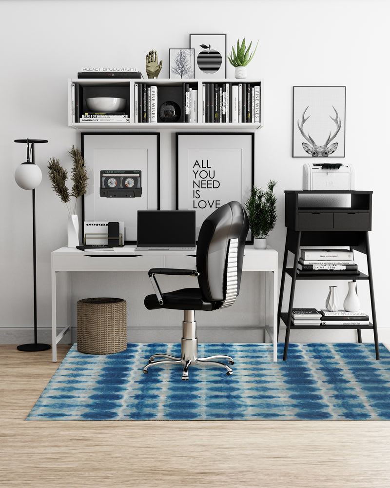TIE DYE STRIPES Office Mat By House of Haha