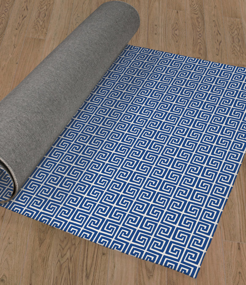 GREEK MEANDER Office Mat By House of Haha
