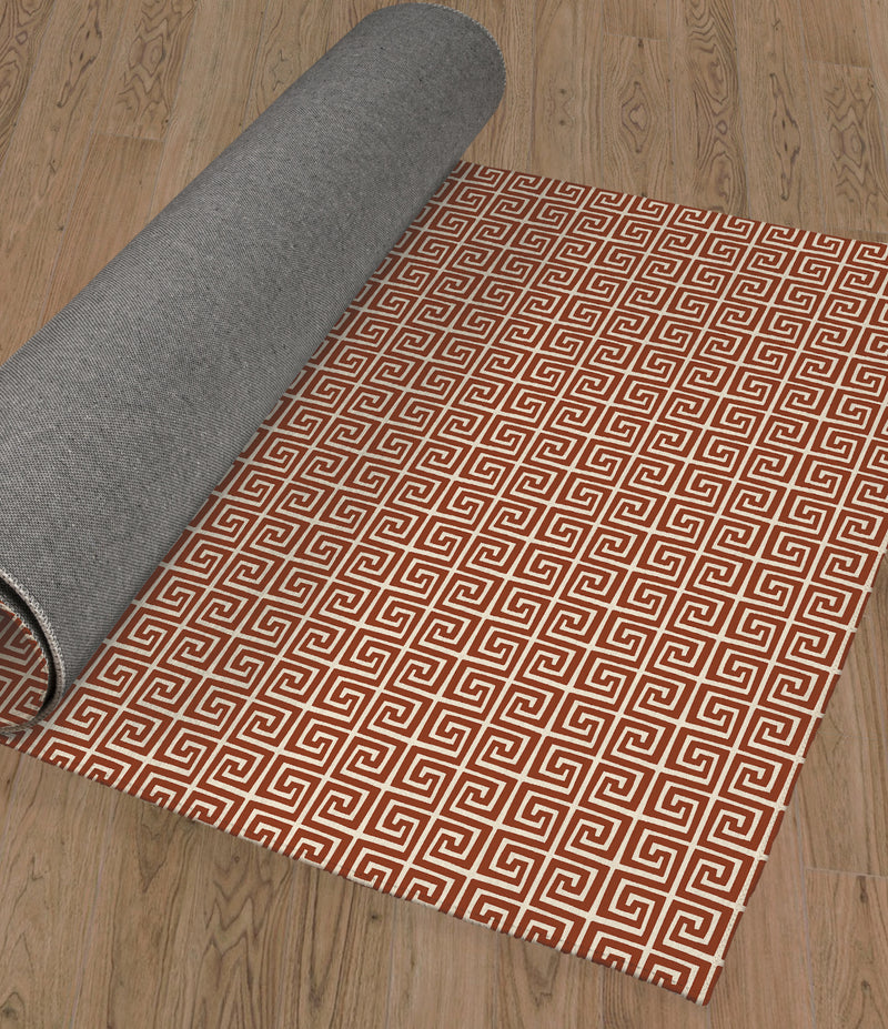 GREEK MEANDER Office Mat By House of Haha