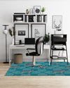 ZEBRA HERD Office Mat By Kavka Designs