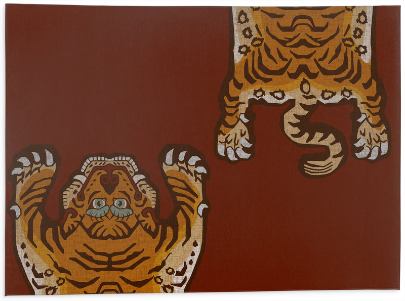 TIBETAN TIGER Office Mat By Kavka Designs