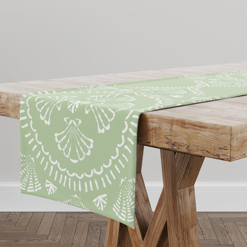 BOHO SHELL Indoor|Outdoor Table Runner By Kavka Designs