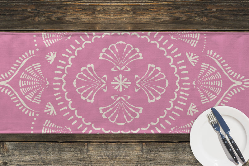 BOHO SHELL Indoor|Outdoor Table Runner By Kavka Designs