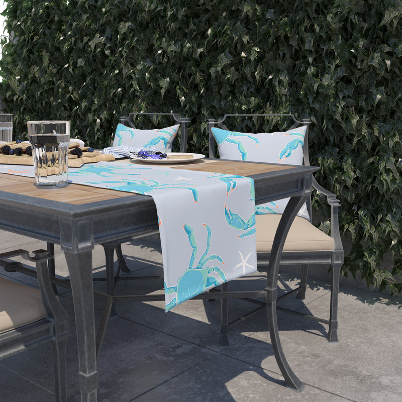 JUST CRABBY Indoor|Outdoor Table Runner By Kavka Designs