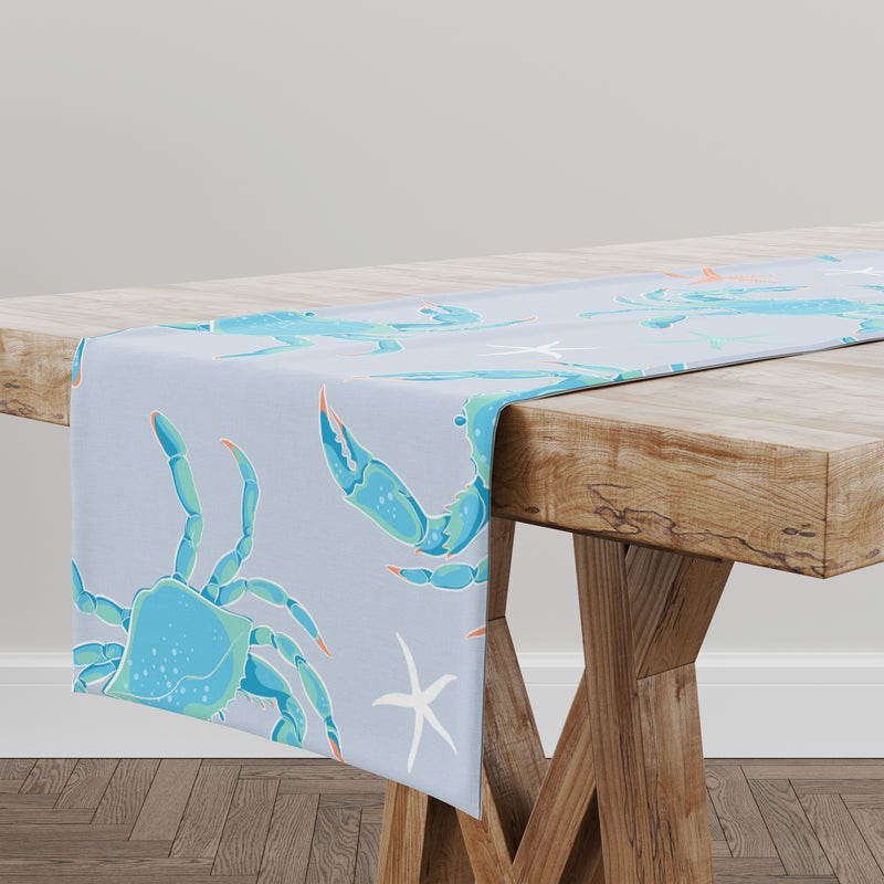 JUST CRABBY Indoor|Outdoor Table Runner By Kavka Designs