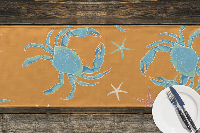 JUST CRABBY Indoor|Outdoor Table Runner By Kavka Designs