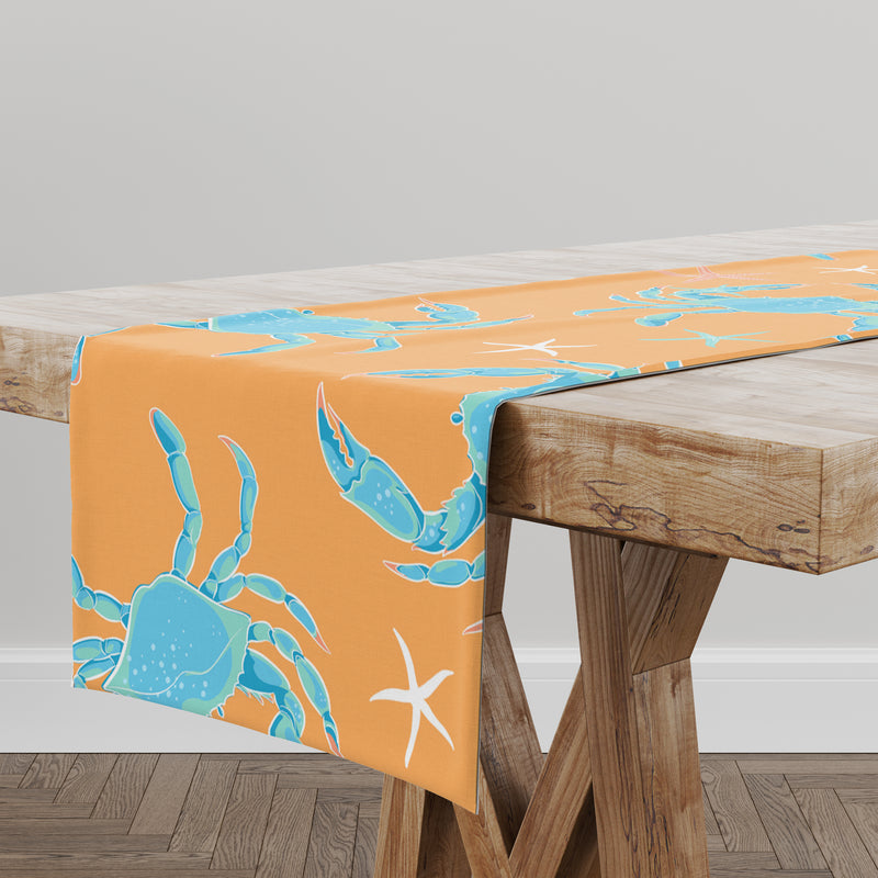 JUST CRABBY Indoor|Outdoor Table Runner By Kavka Designs