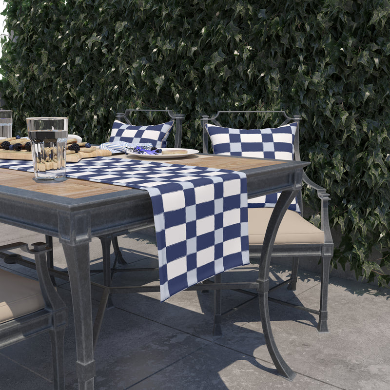 SPRING BLOCKS Indoor|Outdoor Table Runner By Kavka Designs