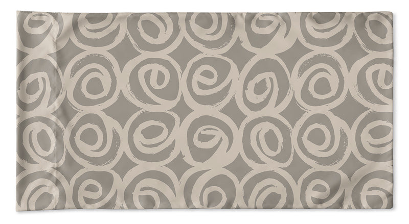 Abstract Roses Beige Pillowcase By Kavka Designs
